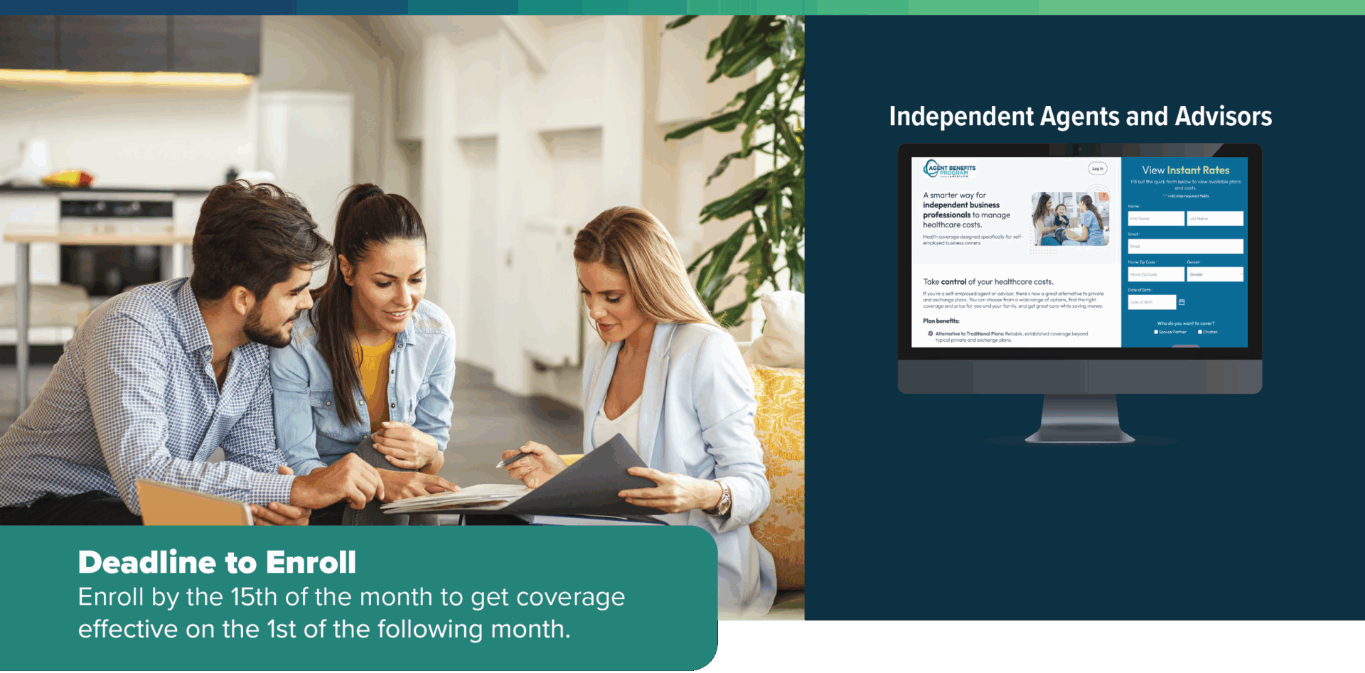 Agent Benefits Program - Deadline to Enroll